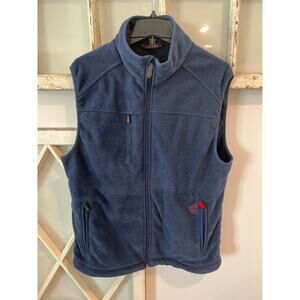 Gyde Supply Company size large navy blue heated fleece vest